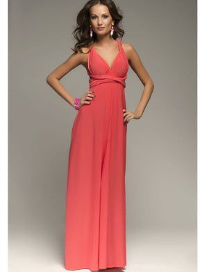 Women's Sexy Backless Maxi Dress – Long Bandage Party & Club Dress