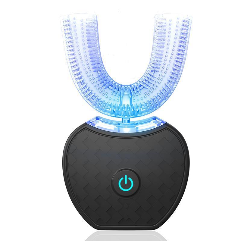 360° Intelligent Electric Toothbrush – U-Shaped, Waterproof, and Whitening