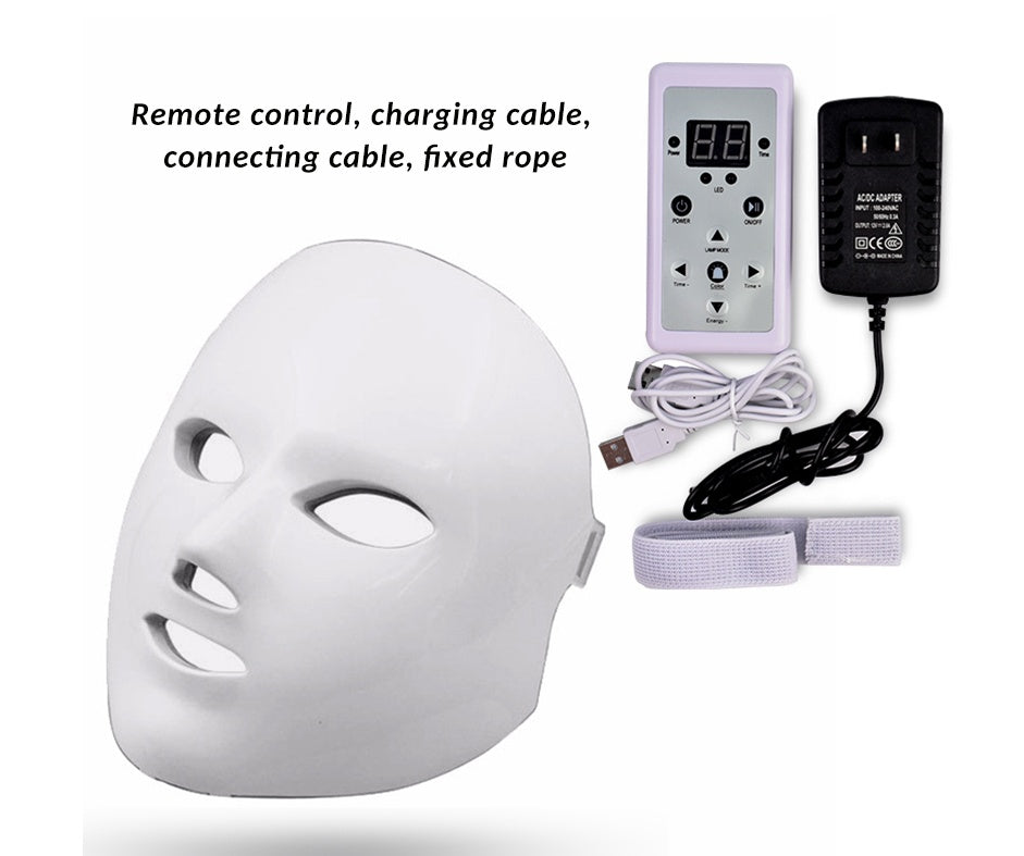 LED Facial Beauty Device – Skin Rejuvenation & Anti-Aging Light Therapy