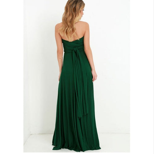 Women's Sexy Backless Maxi Dress – Long Bandage Party & Club Dress
