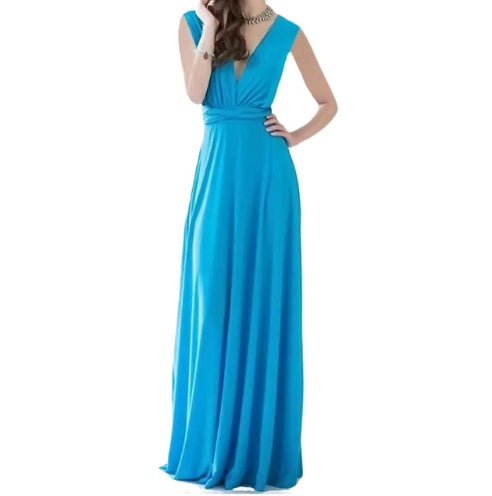 Women's Sexy Backless Maxi Dress – Long Bandage Party & Club Dress
