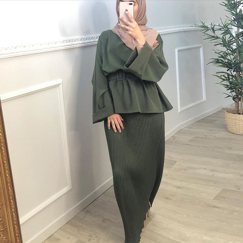Abaya Dubai Turkey Hijab Dress Muslim Se