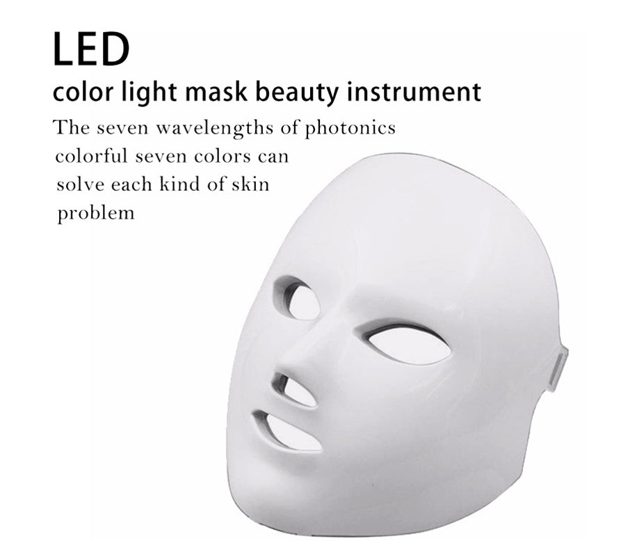 LED Facial Beauty Device – Skin Rejuvenation & Anti-Aging Light Therapy