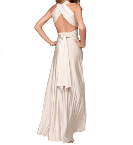 Women's Sexy Backless Maxi Dress – Long Bandage Party & Club Dress