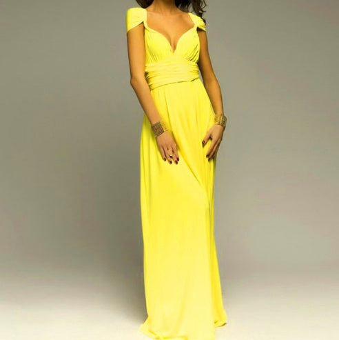 Women's Sexy Backless Maxi Dress – Long Bandage Party & Club Dress