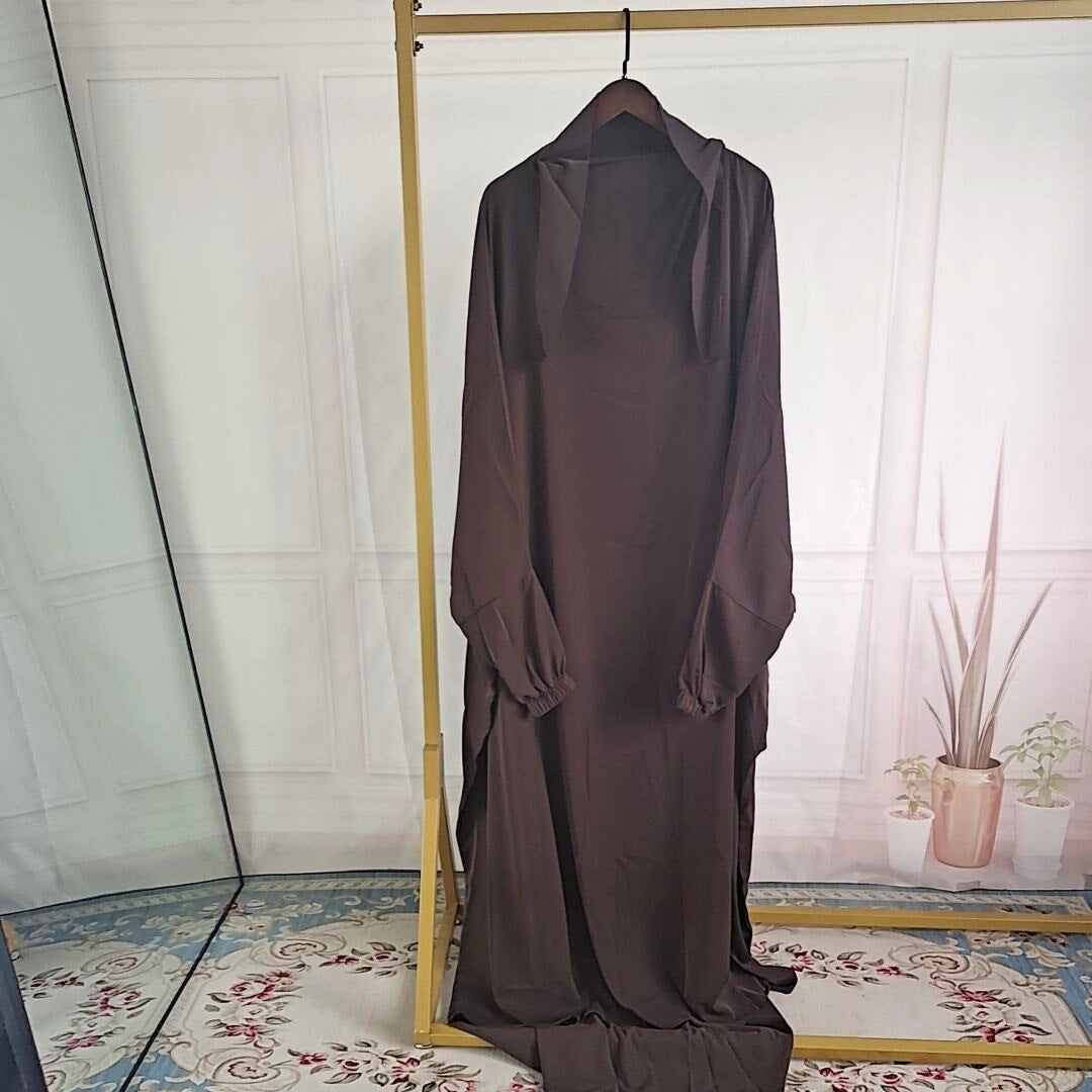 Abaya Dubai Turkey One-Piece Prayer Dress