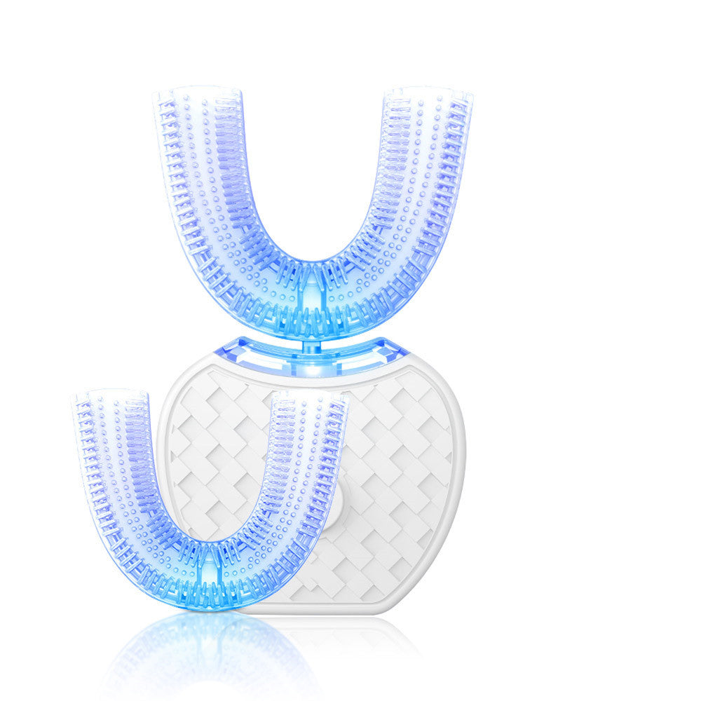 360° Intelligent Electric Toothbrush – U-Shaped, Waterproof, and Whitening