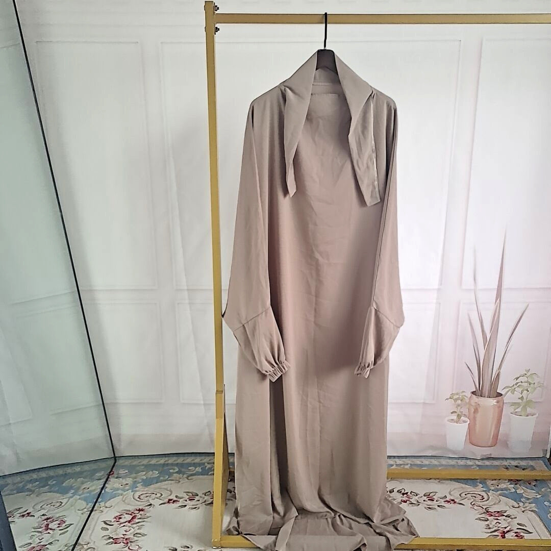 Abaya Dubai Turkey One-Piece Prayer Dress
