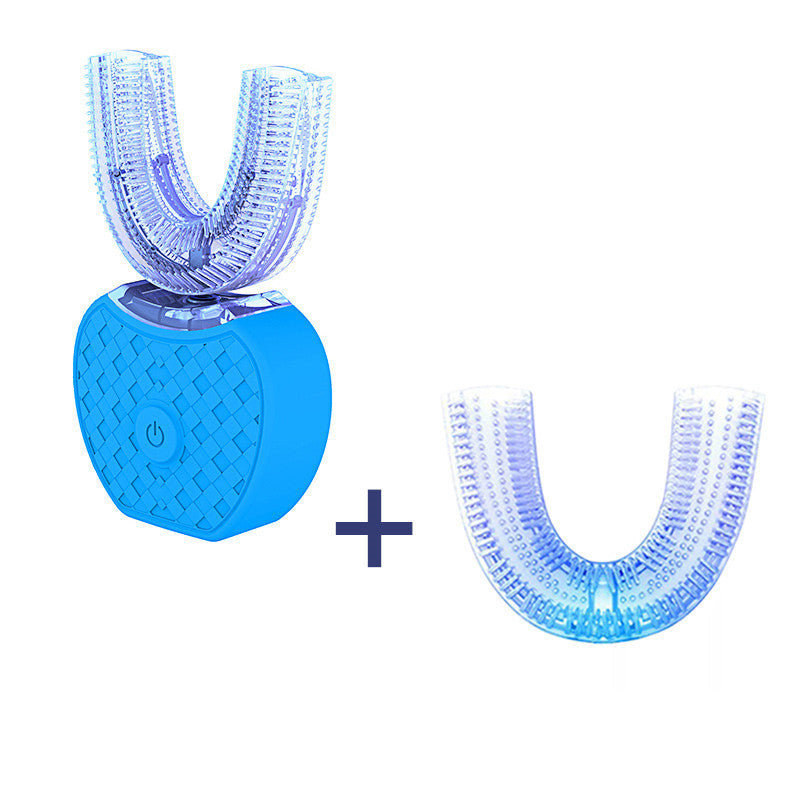 360° Intelligent Electric Toothbrush – U-Shaped, Waterproof, and Whitening