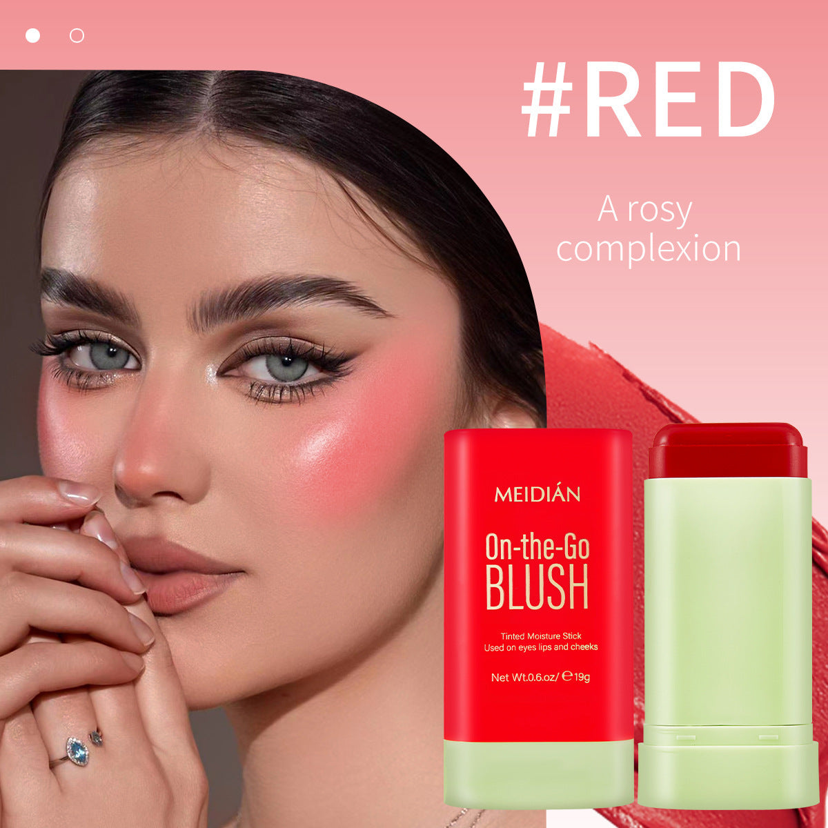 Soft Glow Makeup Look–Natural Nude Rouge Blusher