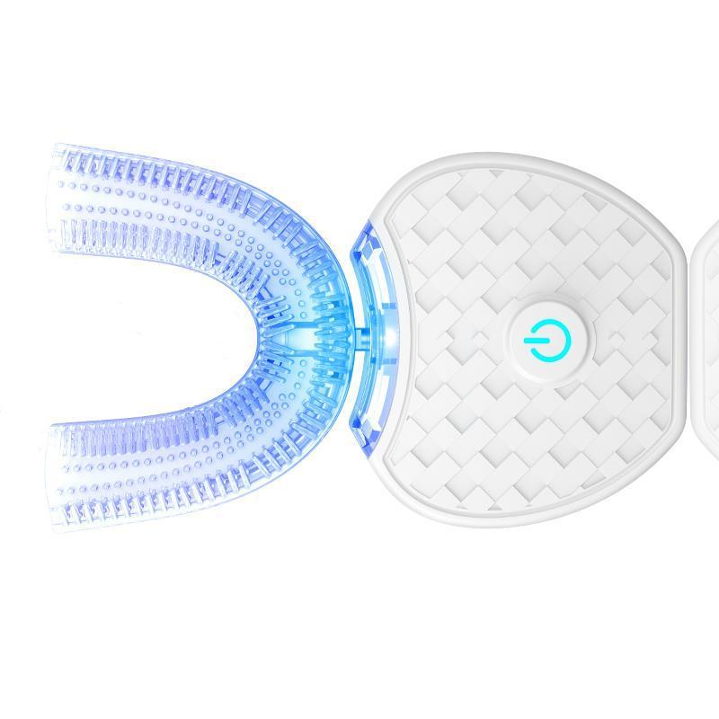 360° Intelligent Electric Toothbrush – U-Shaped, Waterproof, and Whitening