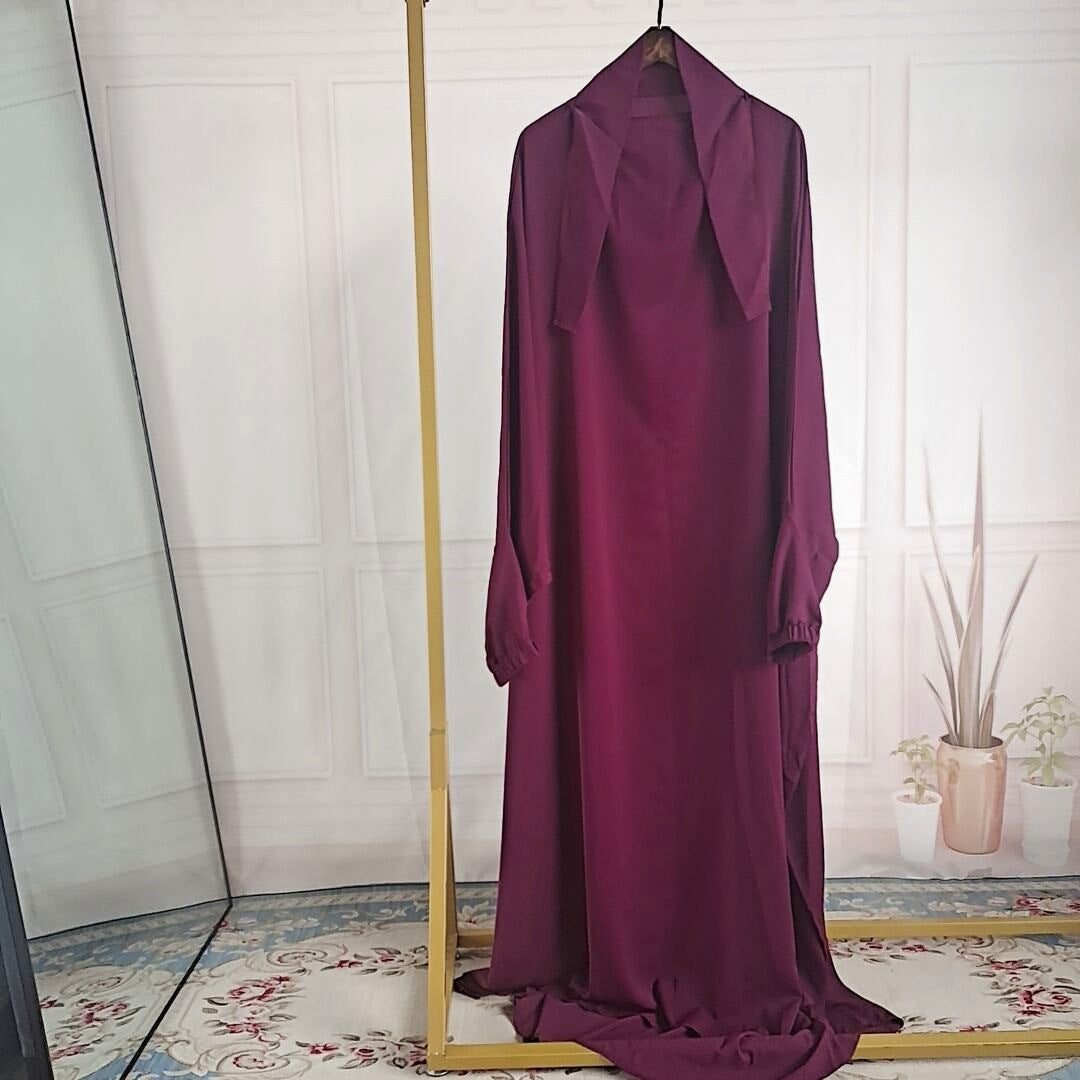 Abaya Dubai Turkey One-Piece Prayer Dress