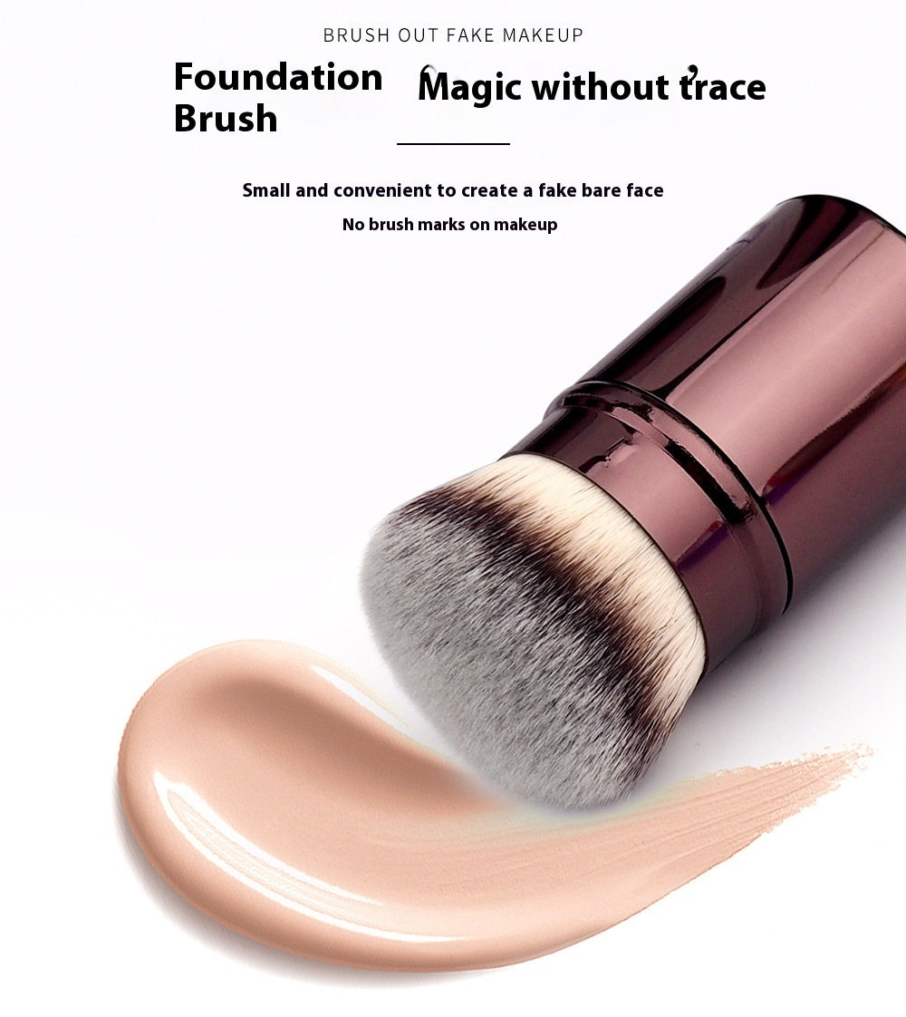 No-Trace “Do Not Eat” Foundation Brush – Flawless Makeup Applicator