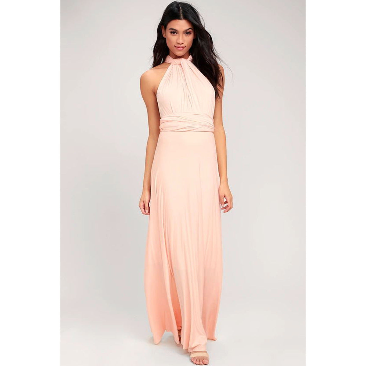 Women's Sexy Backless Maxi Dress – Long Bandage Party & Club Dress