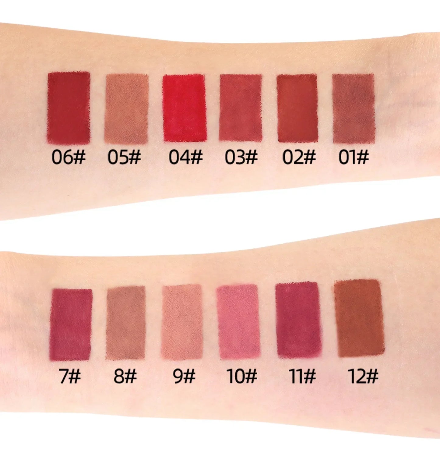 Waterproof Matte Lip Liner & Lipstick Pencil Set