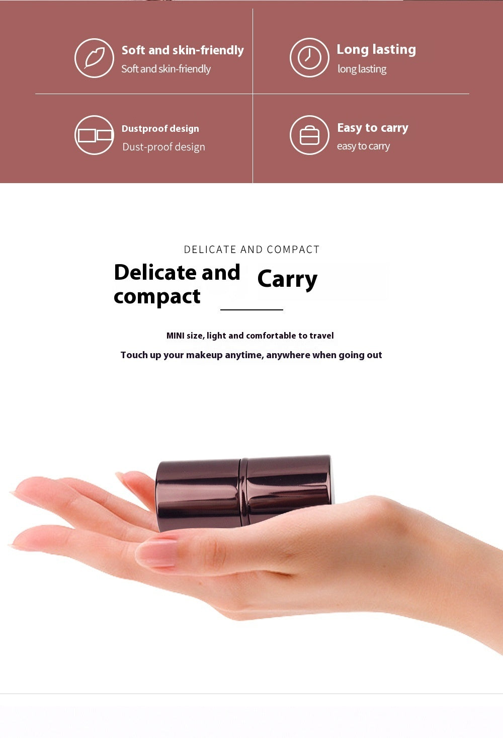 No-Trace “Do Not Eat” Foundation Brush – Flawless Makeup Applicator