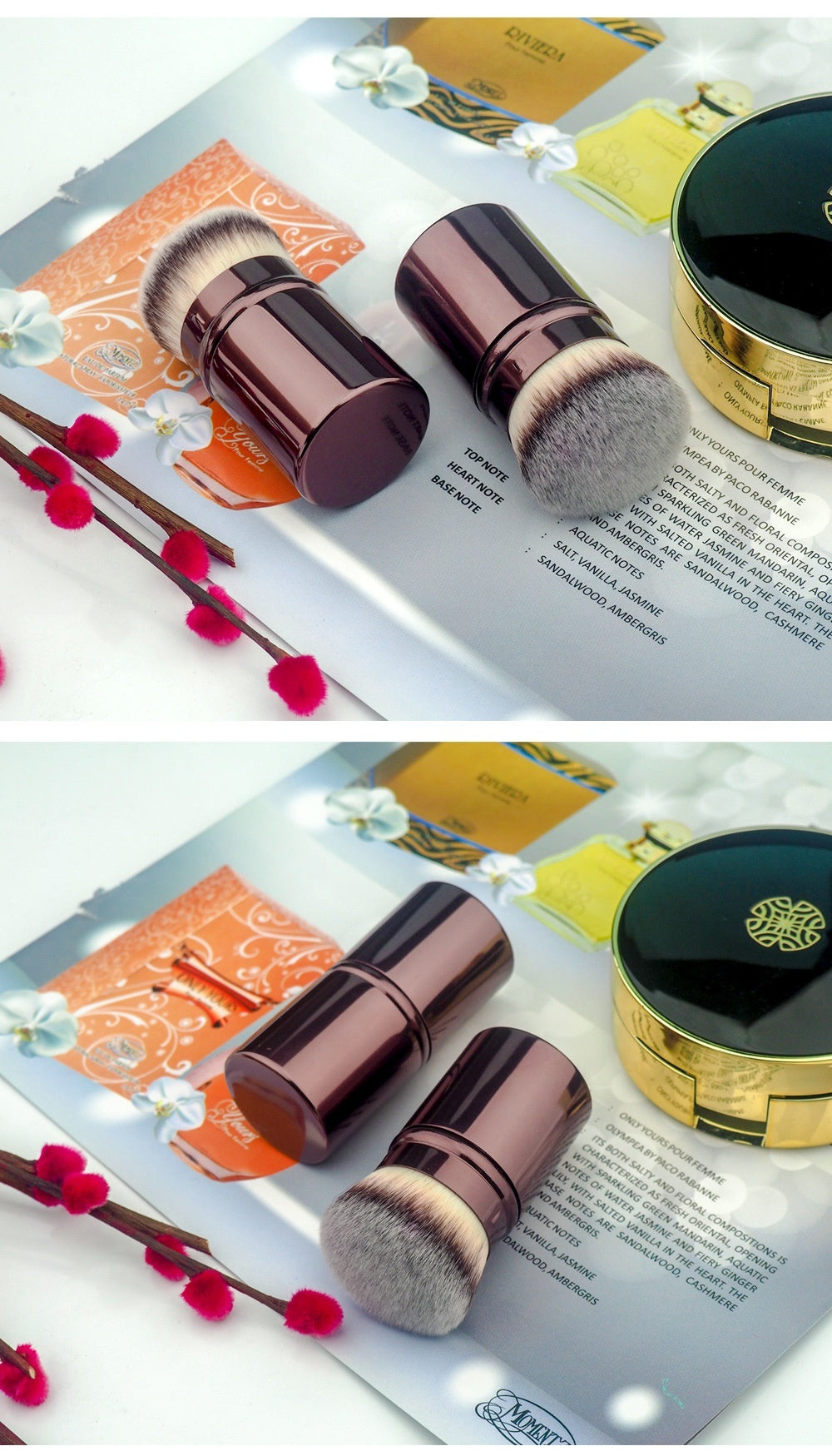 No-Trace “Do Not Eat” Foundation Brush – Flawless Makeup Applicator